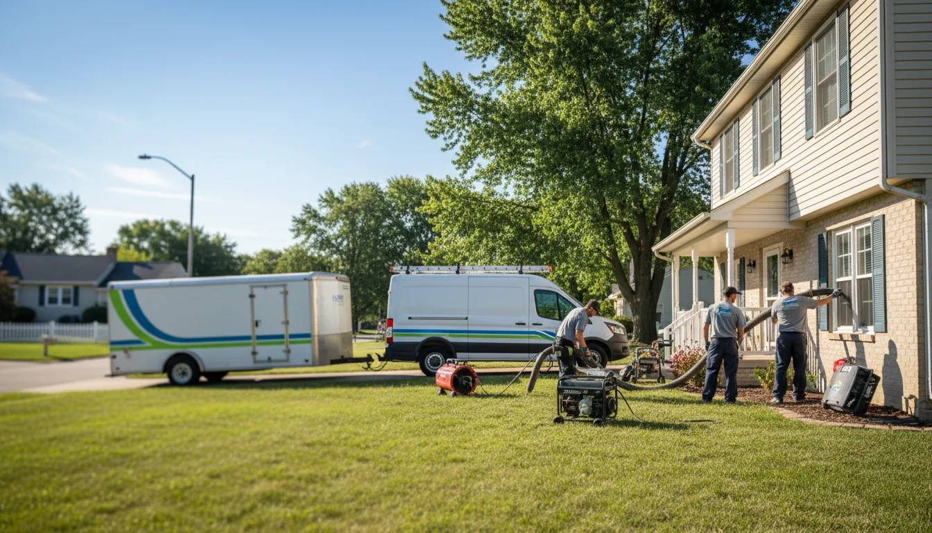 Flooded Basement Restoration And Cleanup With Repair in Continental, OH near me